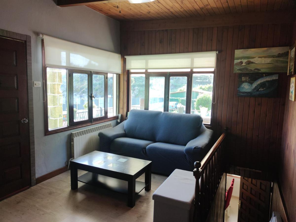 Вилла Casa A Pie De Playa De Carino Doninos Феррол Экстерьер фото